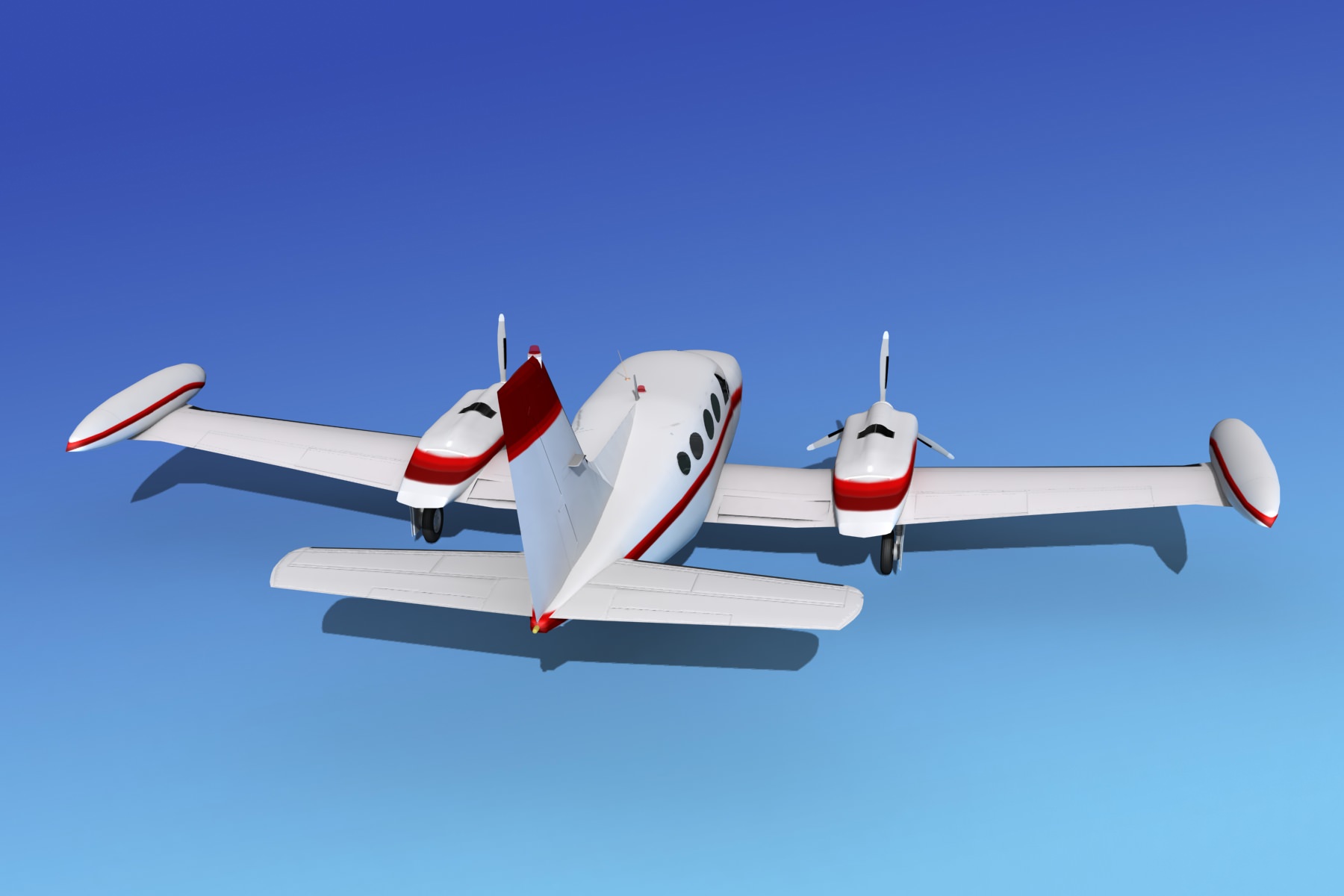 Cessna 421 Golden Eagle V12 3D model_6