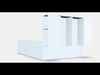 BRIMNES Bed frame w storage and headboard 7 Low-poly 3D model_1
