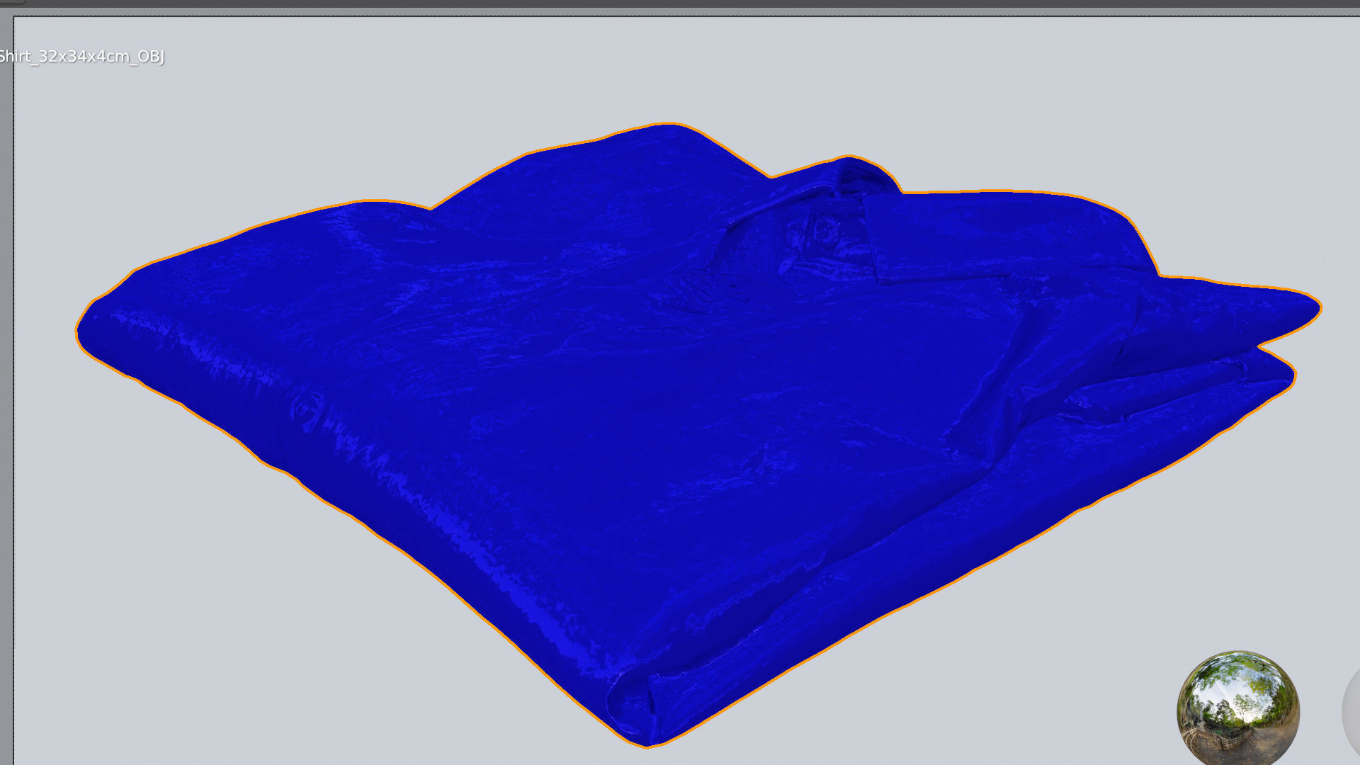 folded checkered shirt Generic casual wardrobe  3D model_6