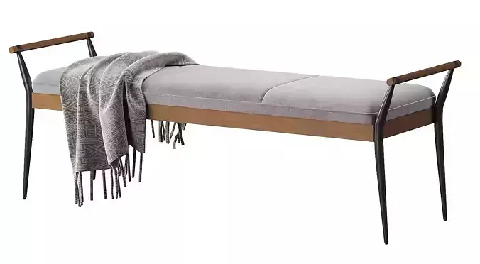 Charlotte Bench 3D model