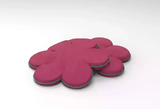 Daisy Pillow 3D model