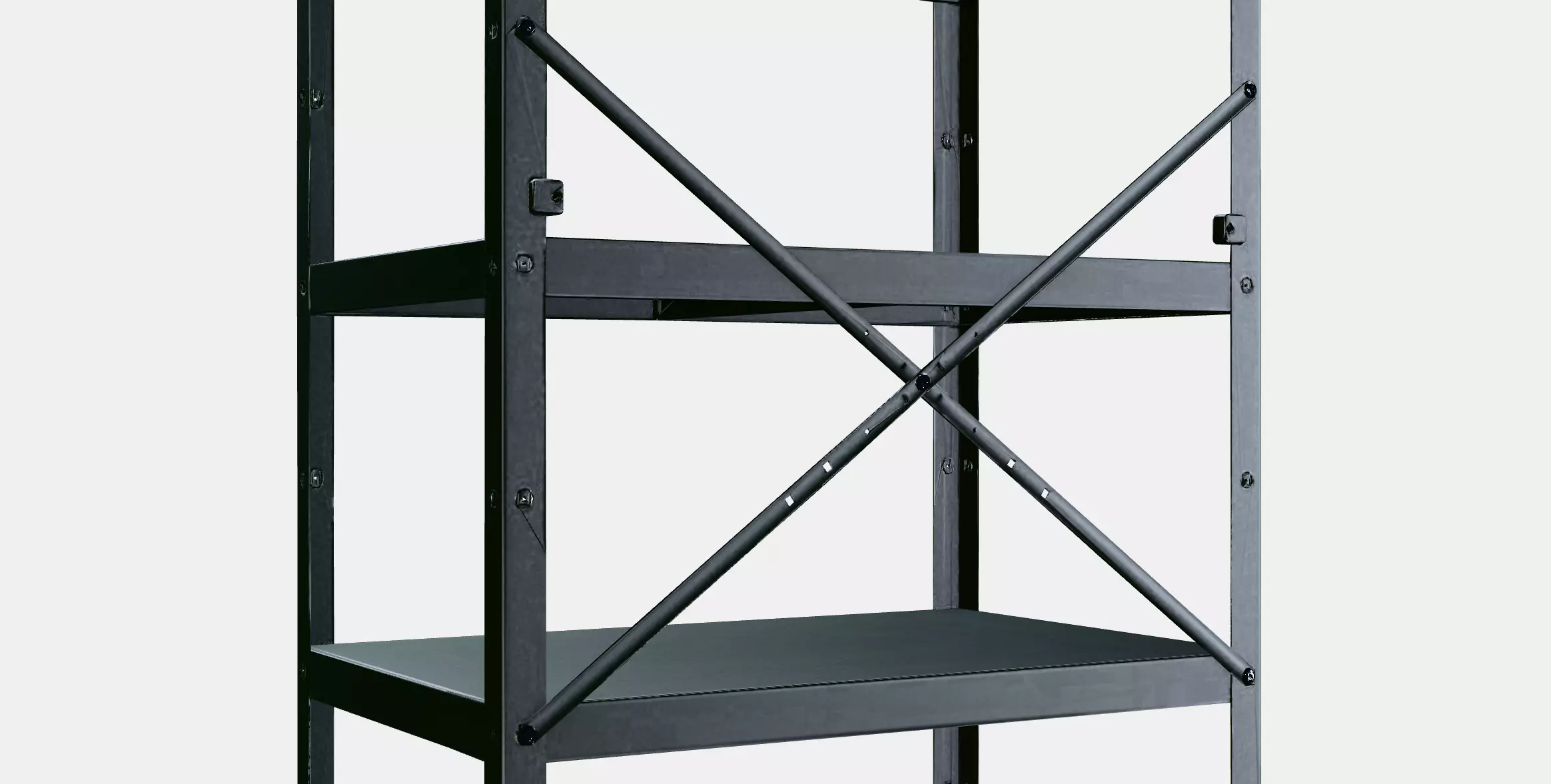 BROR Shelving unit 2 Low-poly 3D model_0