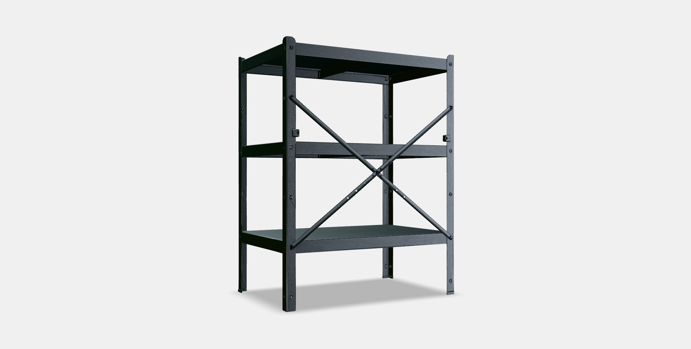 BROR Shelving unit 2 Low-poly 3D model_16