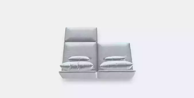 SODERHAMN 2-seat sofa Low-poly 3D model