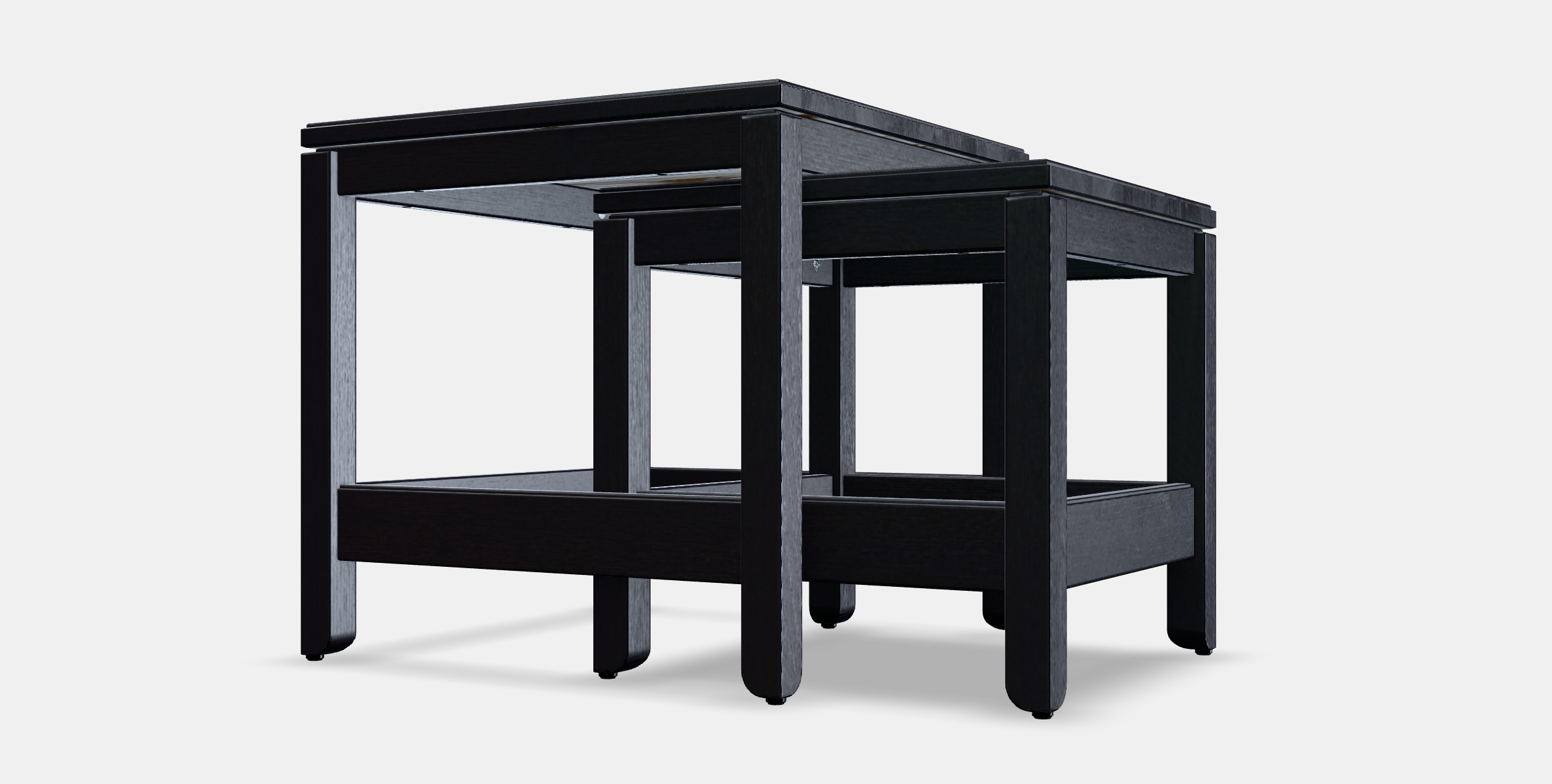 HAVSTA Nest of tables set of 2 1 Low-poly 3D model_13