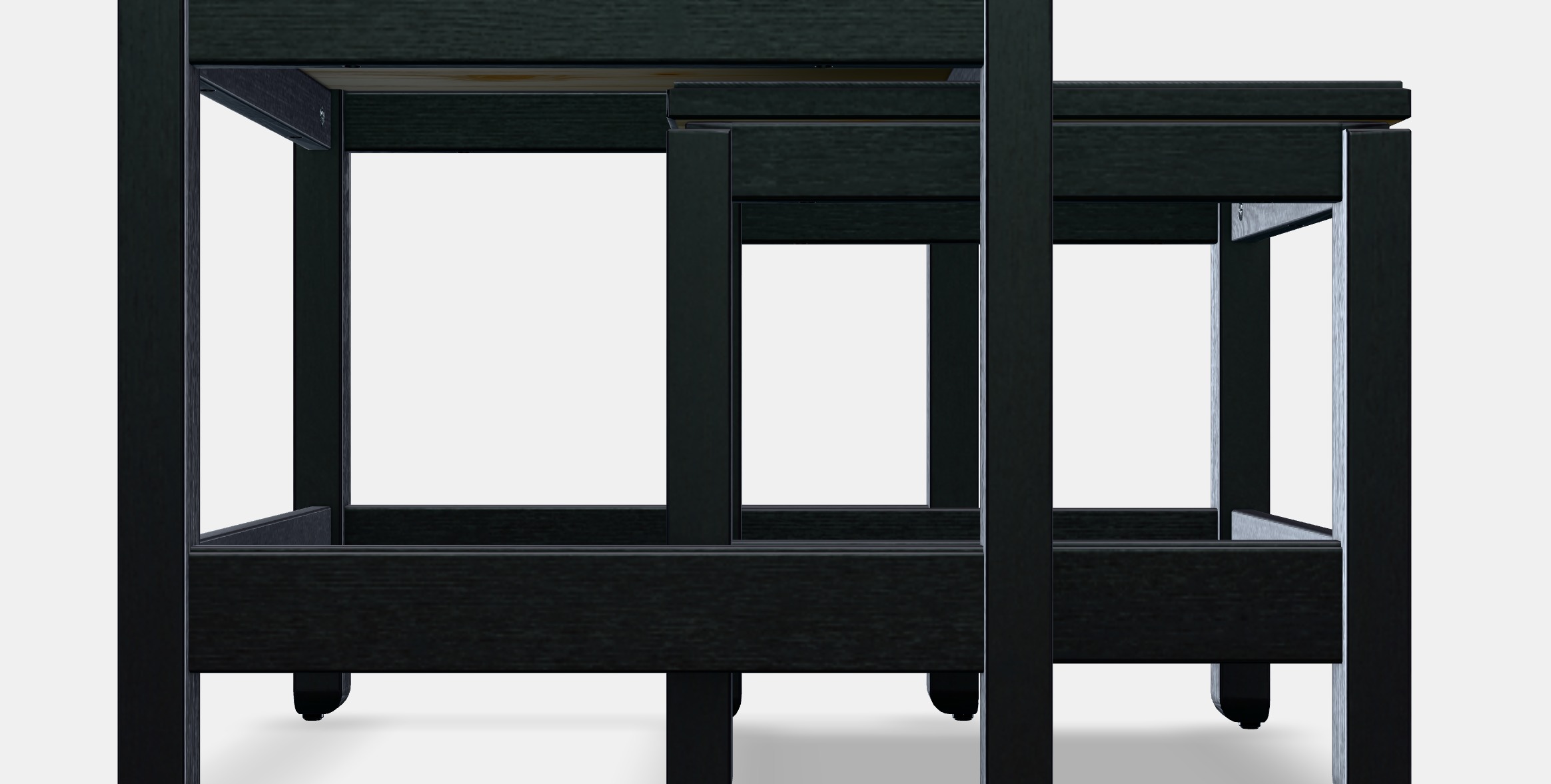 HAVSTA Nest of tables set of 2 1 Low-poly 3D model_9