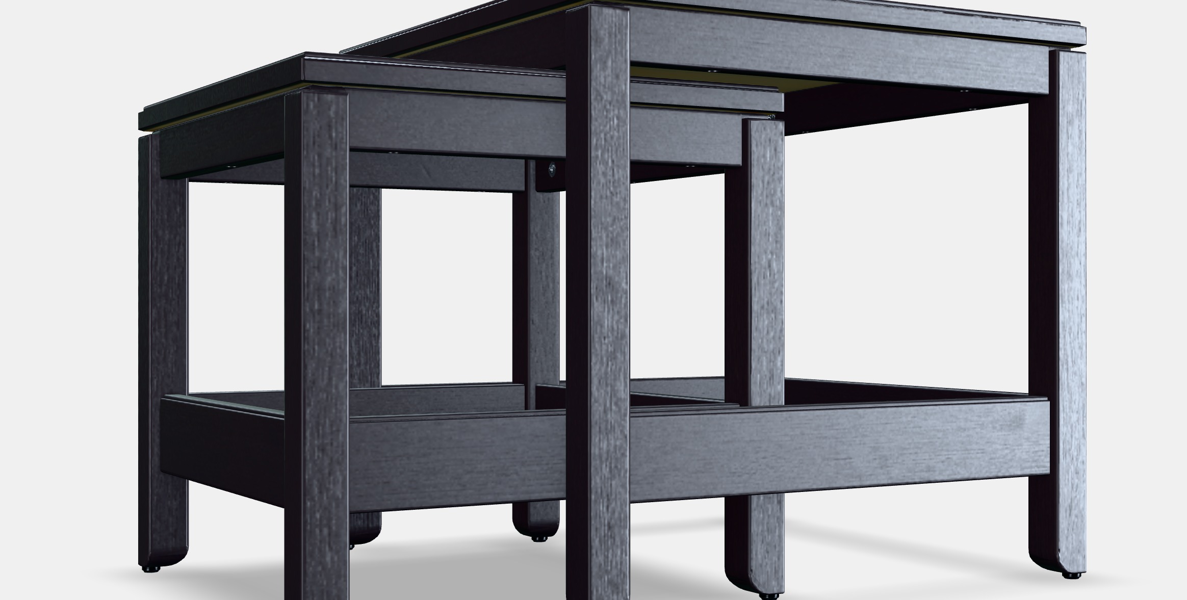 HAVSTA Nest of tables set of 2 1 Low-poly 3D model_5