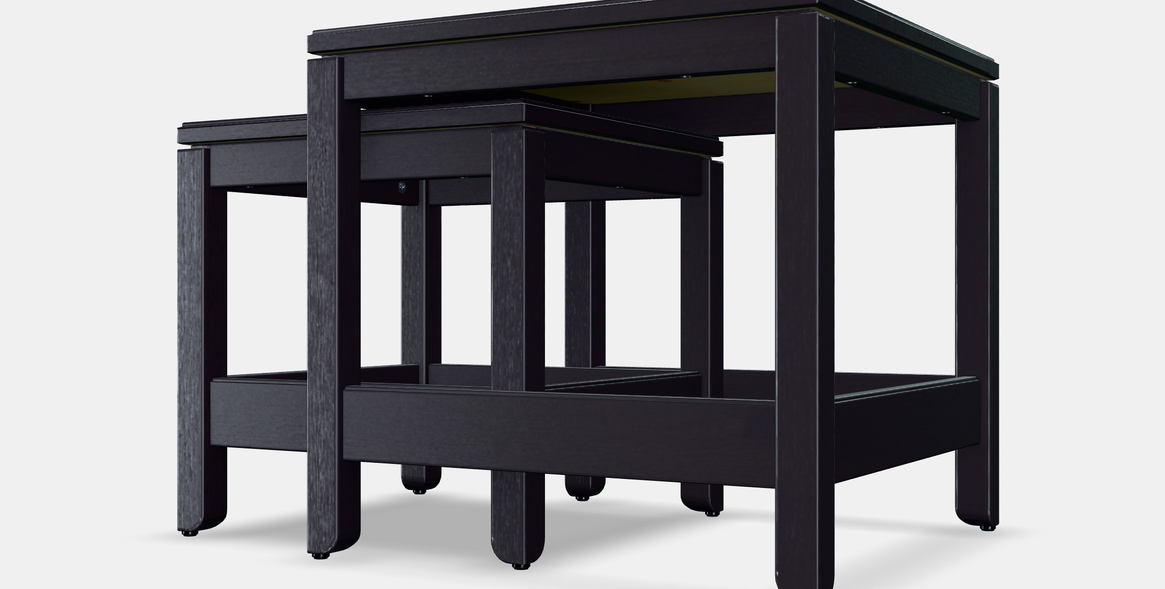 HAVSTA Nest of tables set of 2 1 Low-poly 3D model_12