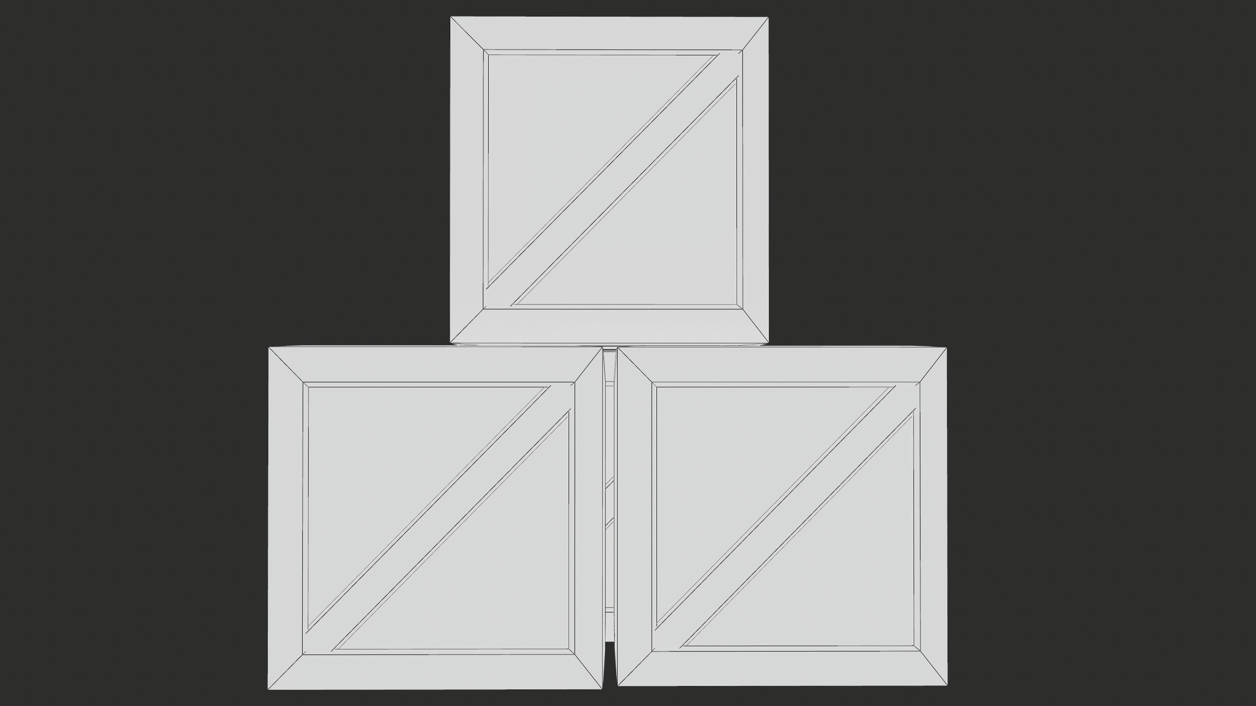 Wooden Old Crates PBR Low-poly 3D model_19