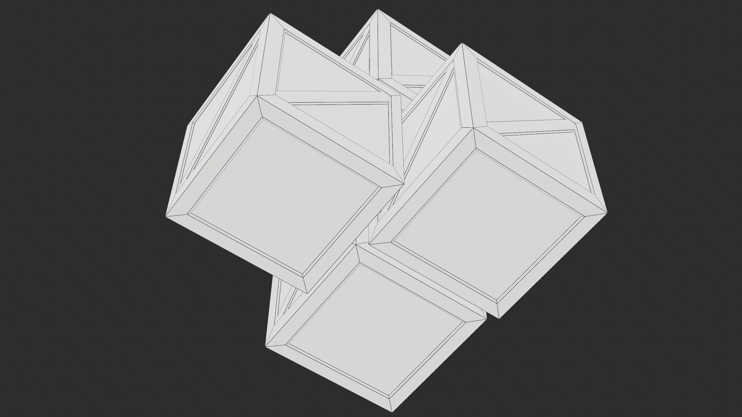 Wooden Old Crates PBR Low-poly 3D model_22