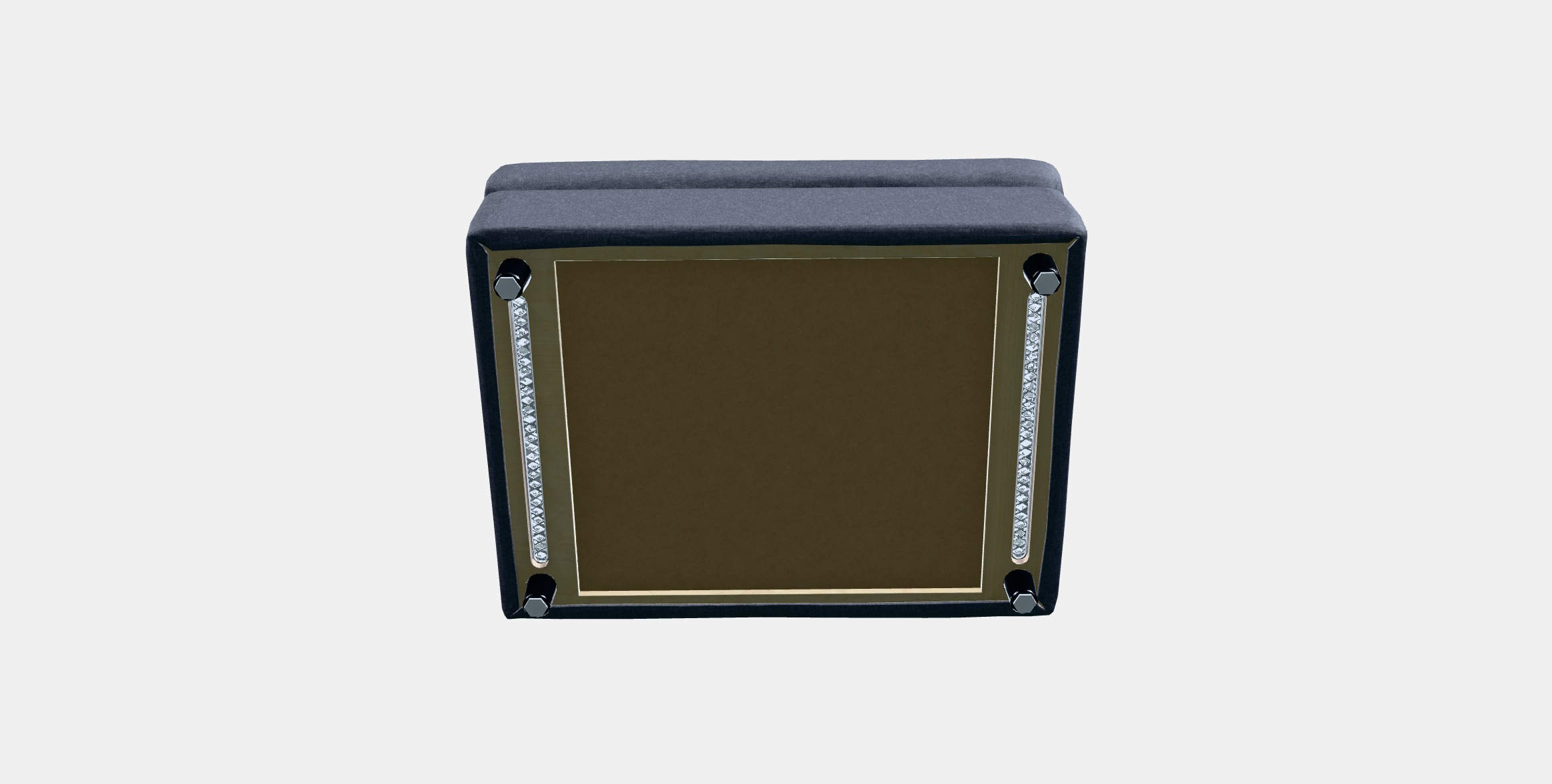 VIMLE Footstool with storage 3 Low-poly 3D model_5