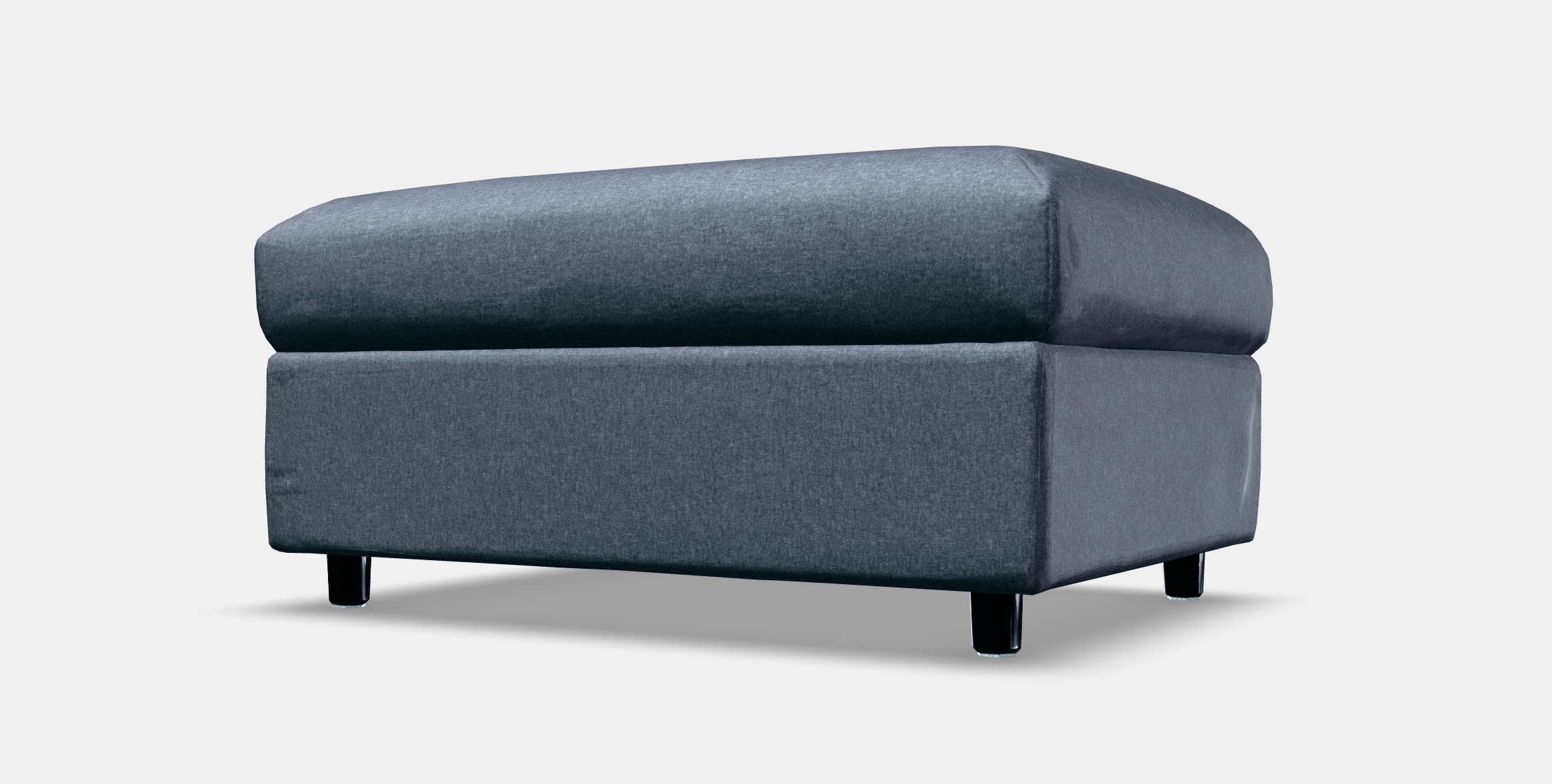 VIMLE Footstool with storage 3 Low-poly 3D model_12