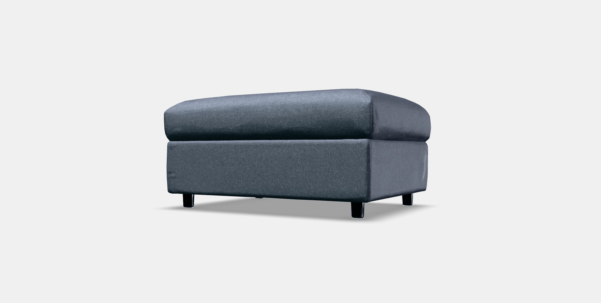 VIMLE Footstool with storage 3 Low-poly 3D model_10