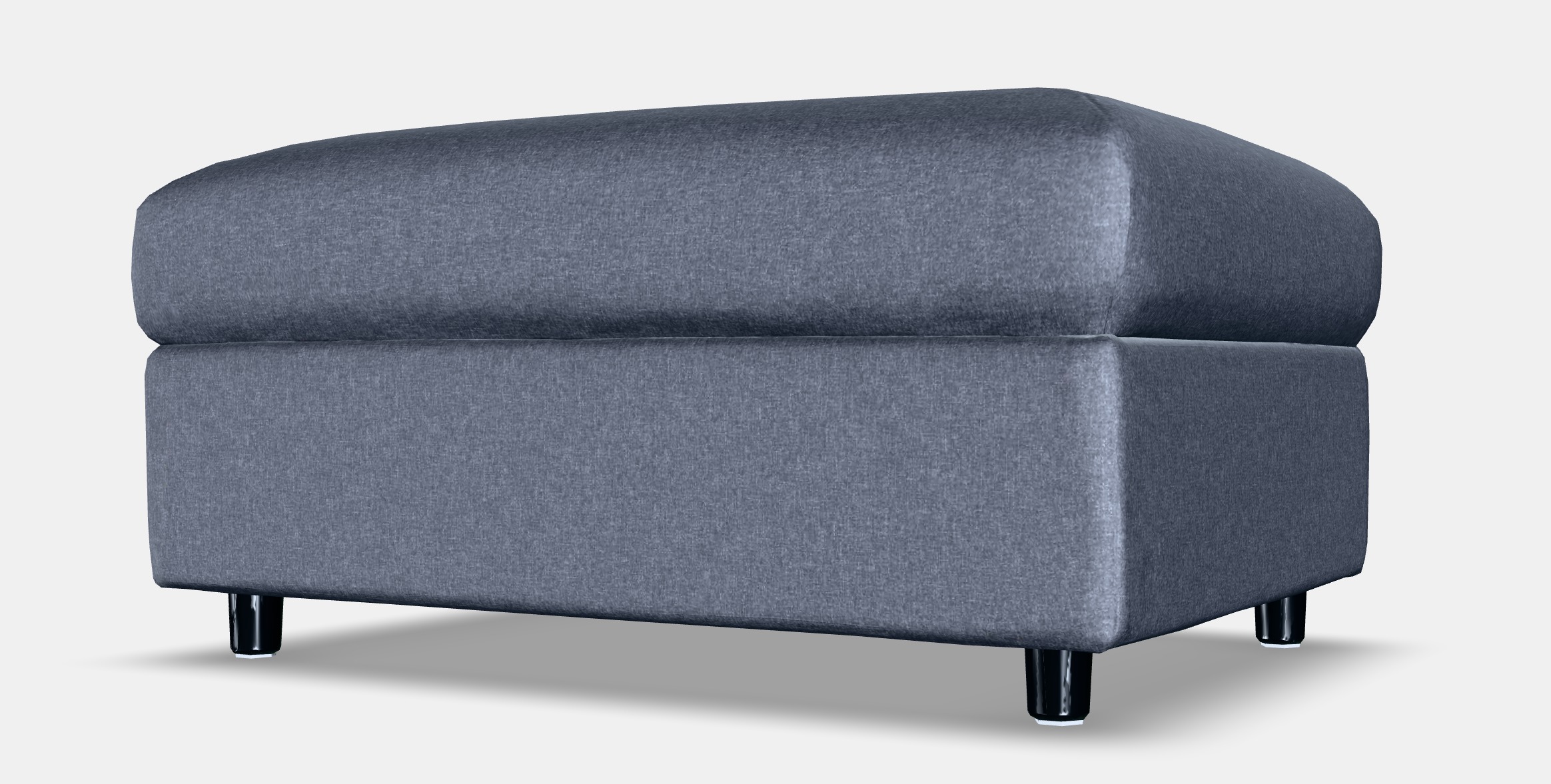 VIMLE Footstool with storage 3 Low-poly 3D model_3