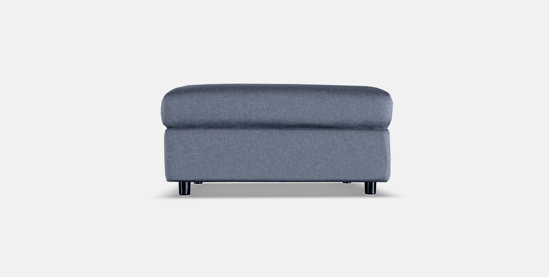 VIMLE Footstool with storage 3 Low-poly 3D model_13