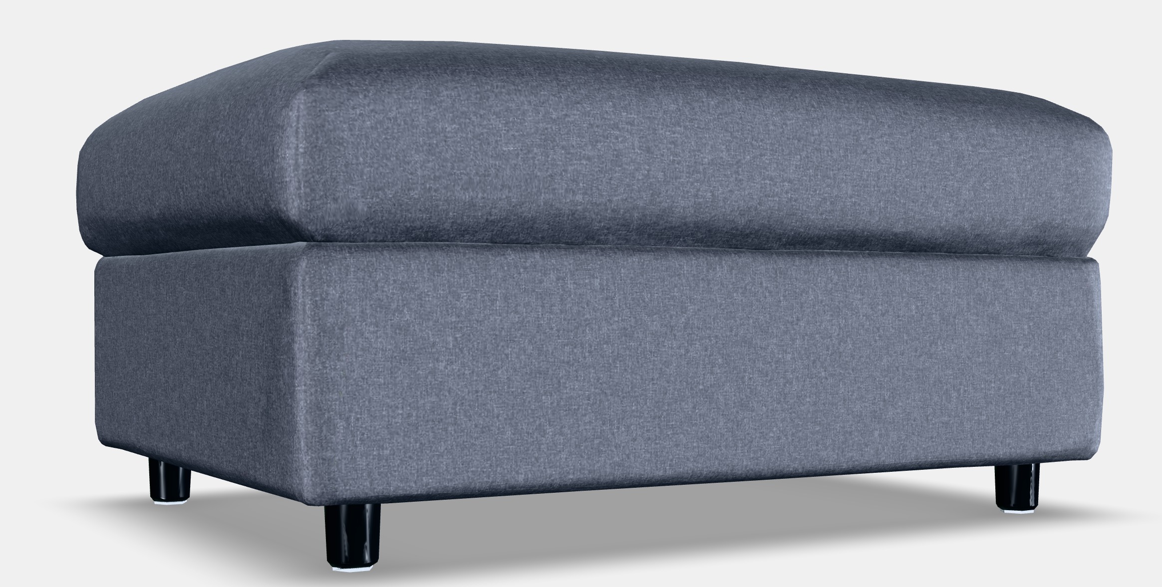 VIMLE Footstool with storage 3 Low-poly 3D model_6