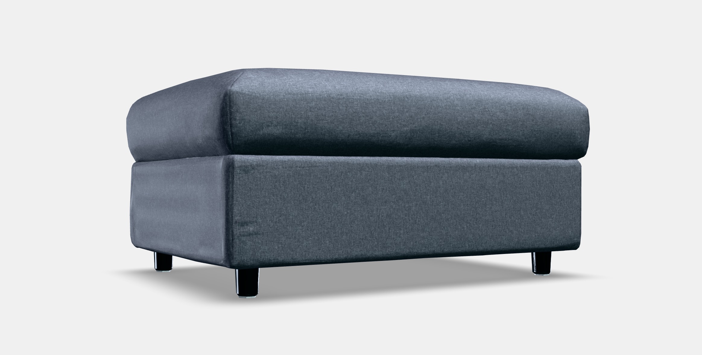 VIMLE Footstool with storage 3 Low-poly 3D model_9