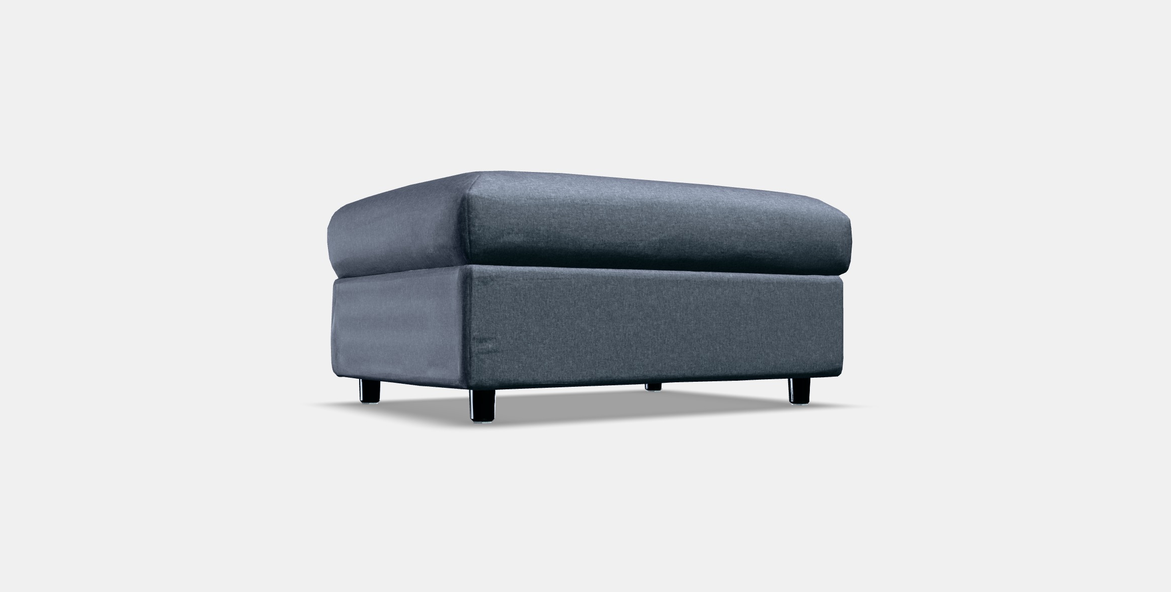 VIMLE Footstool with storage 3 Low-poly 3D model_2