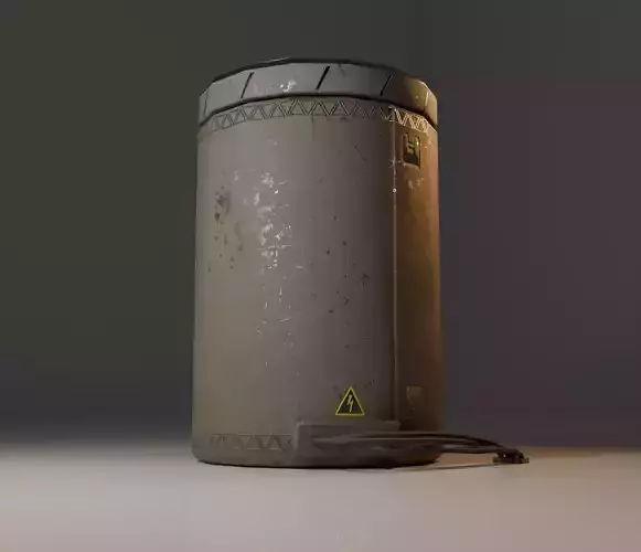 Futuristic Industrial Container