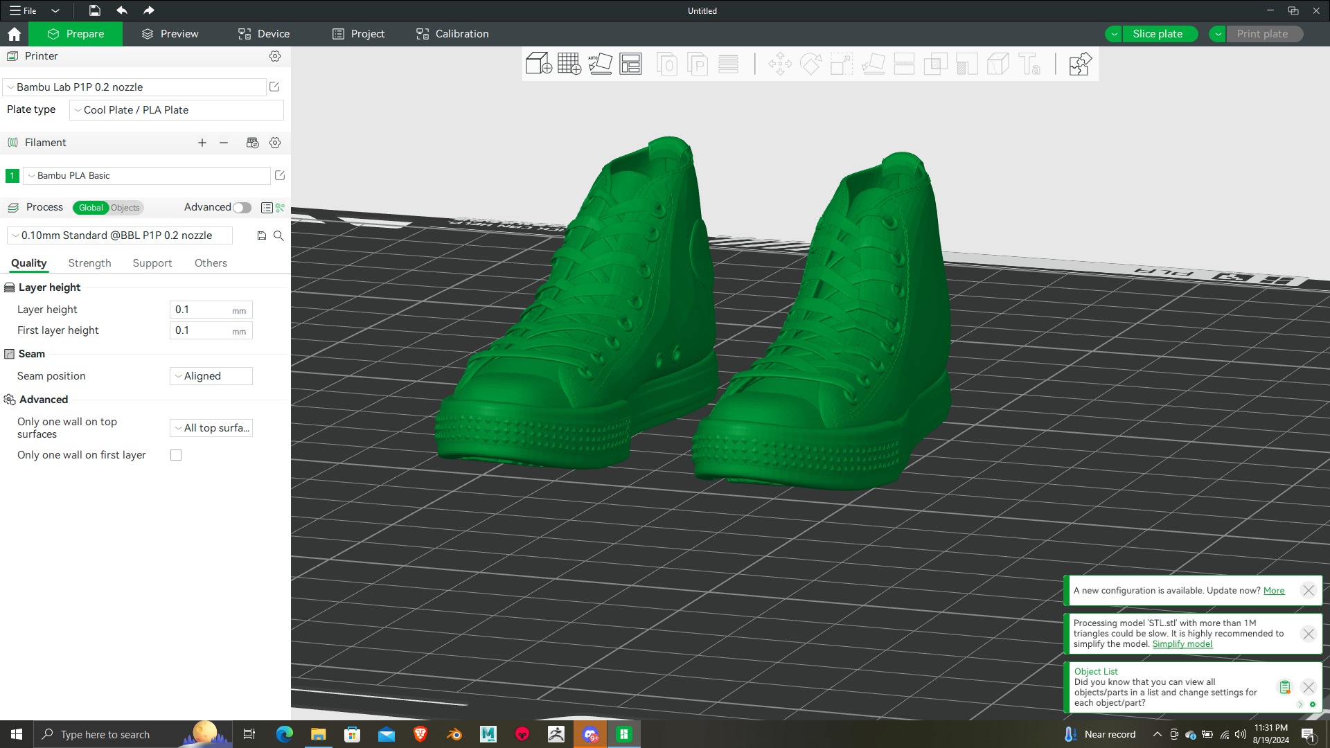 Summer Gear heels Collection 5 different footwears Print Ready 3D print model_96