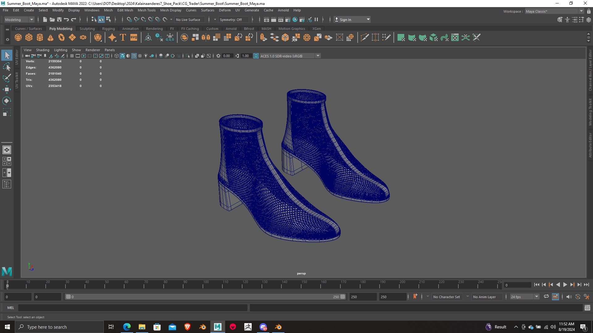 Summer Gear heels Collection 5 different footwears Print Ready 3D print model_43