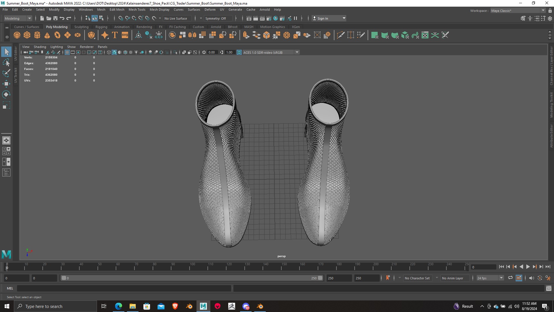 Summer Gear heels Collection 5 different footwears Print Ready 3D print model_41