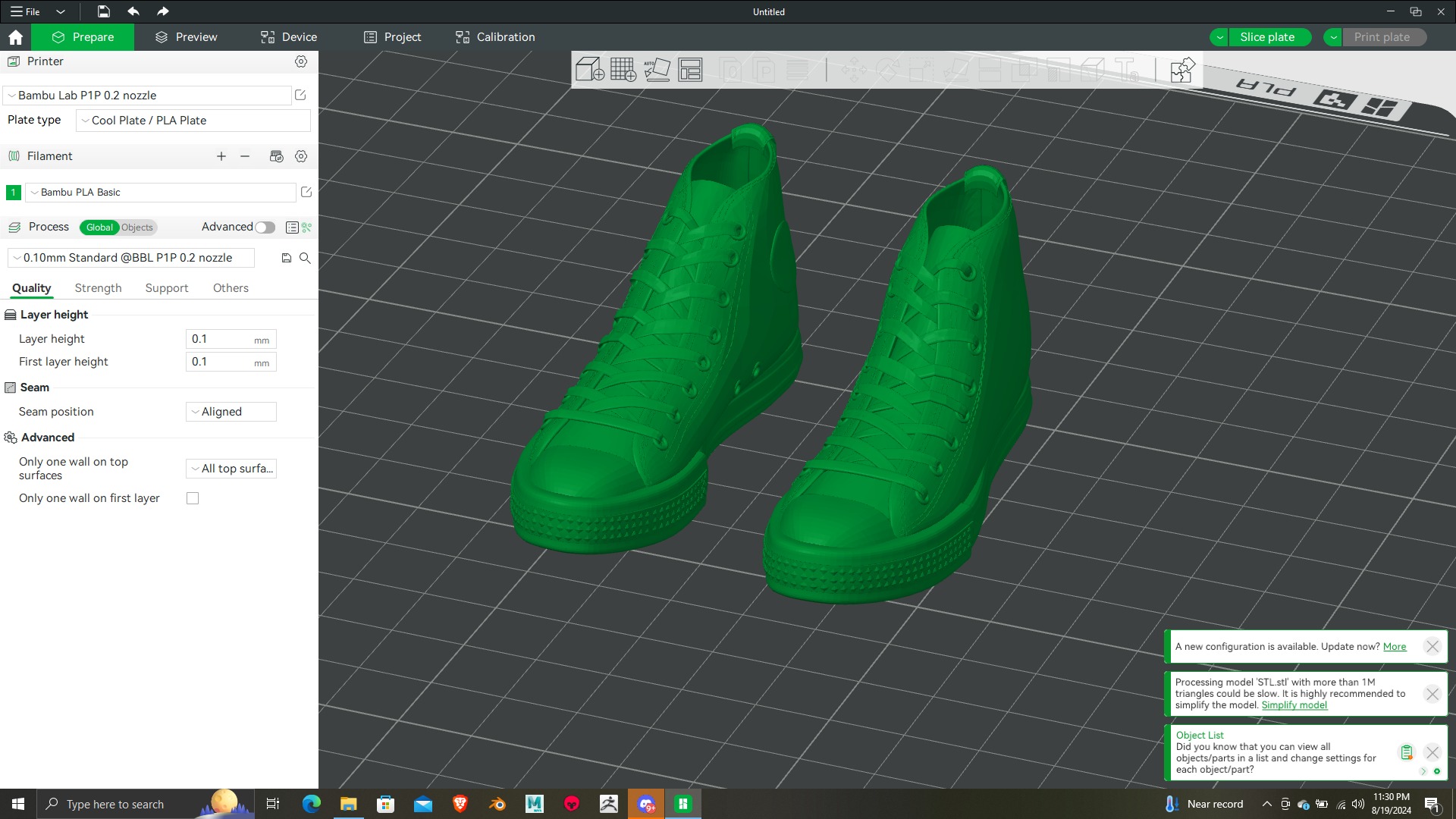 Summer Gear heels Collection 5 different footwears Print Ready 3D print model_93