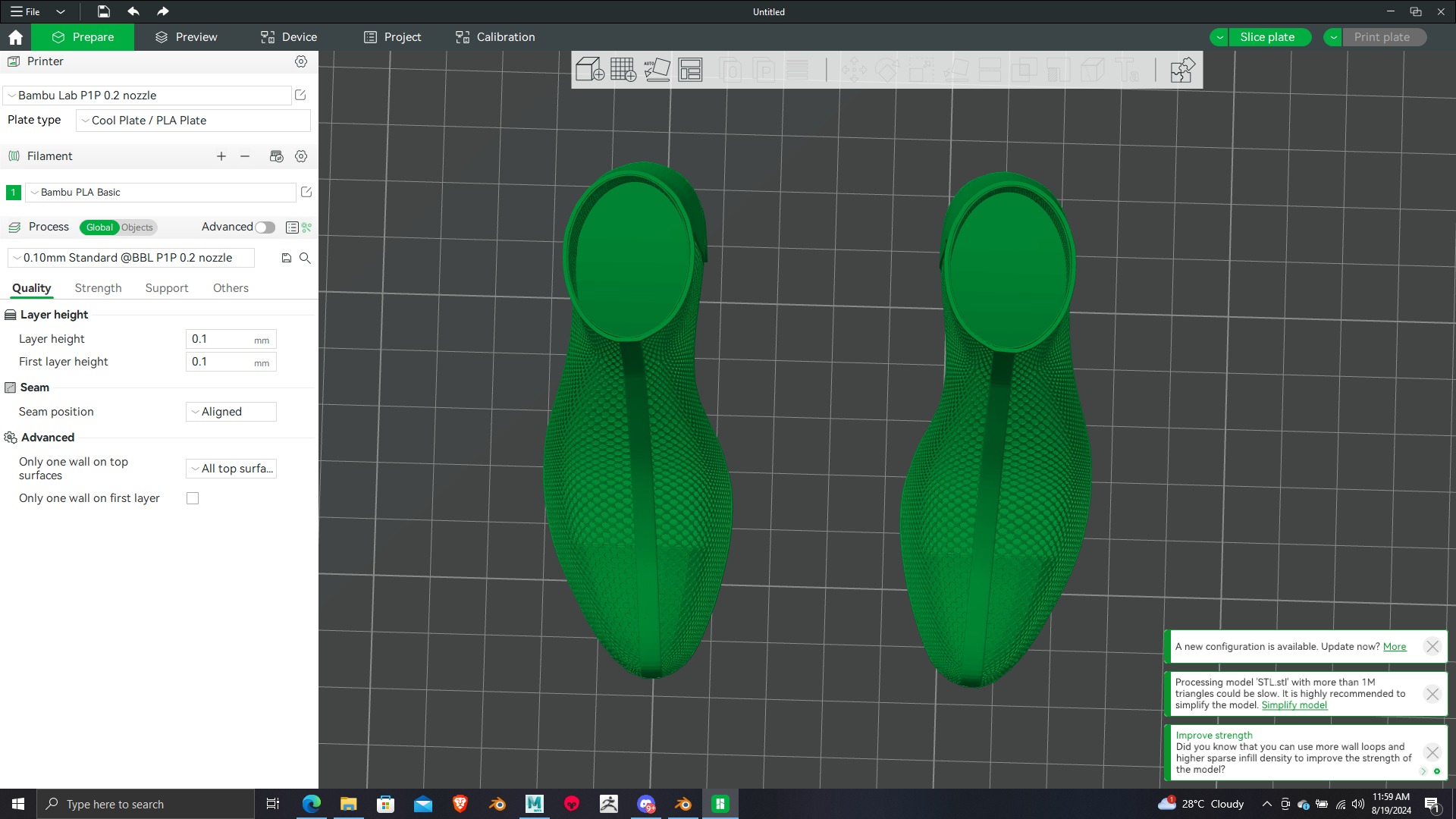 Summer Gear heels Collection 5 different footwears Print Ready 3D print model_55