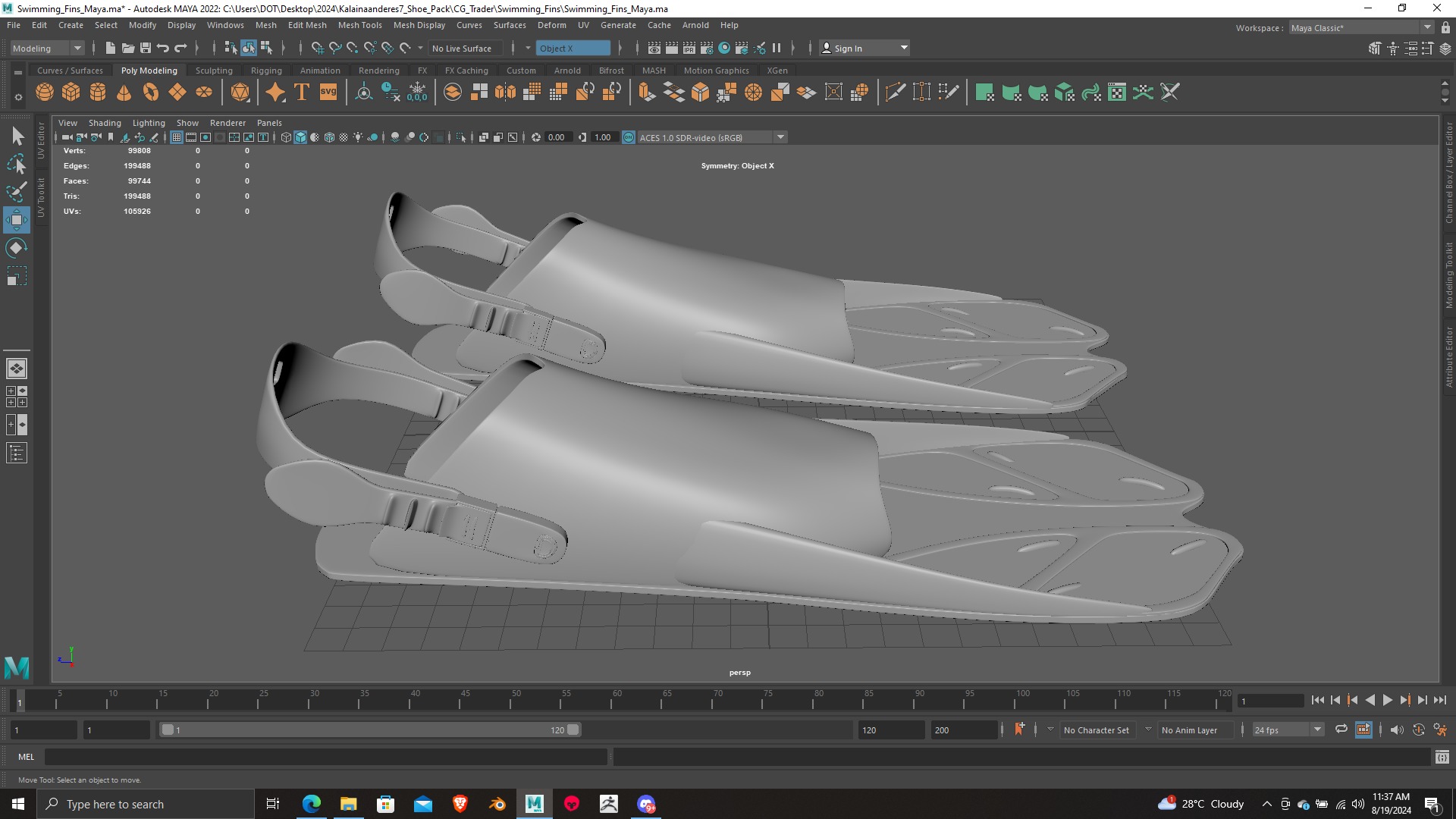 Summer Gear heels Collection 5 different footwears Print Ready 3D print model_25