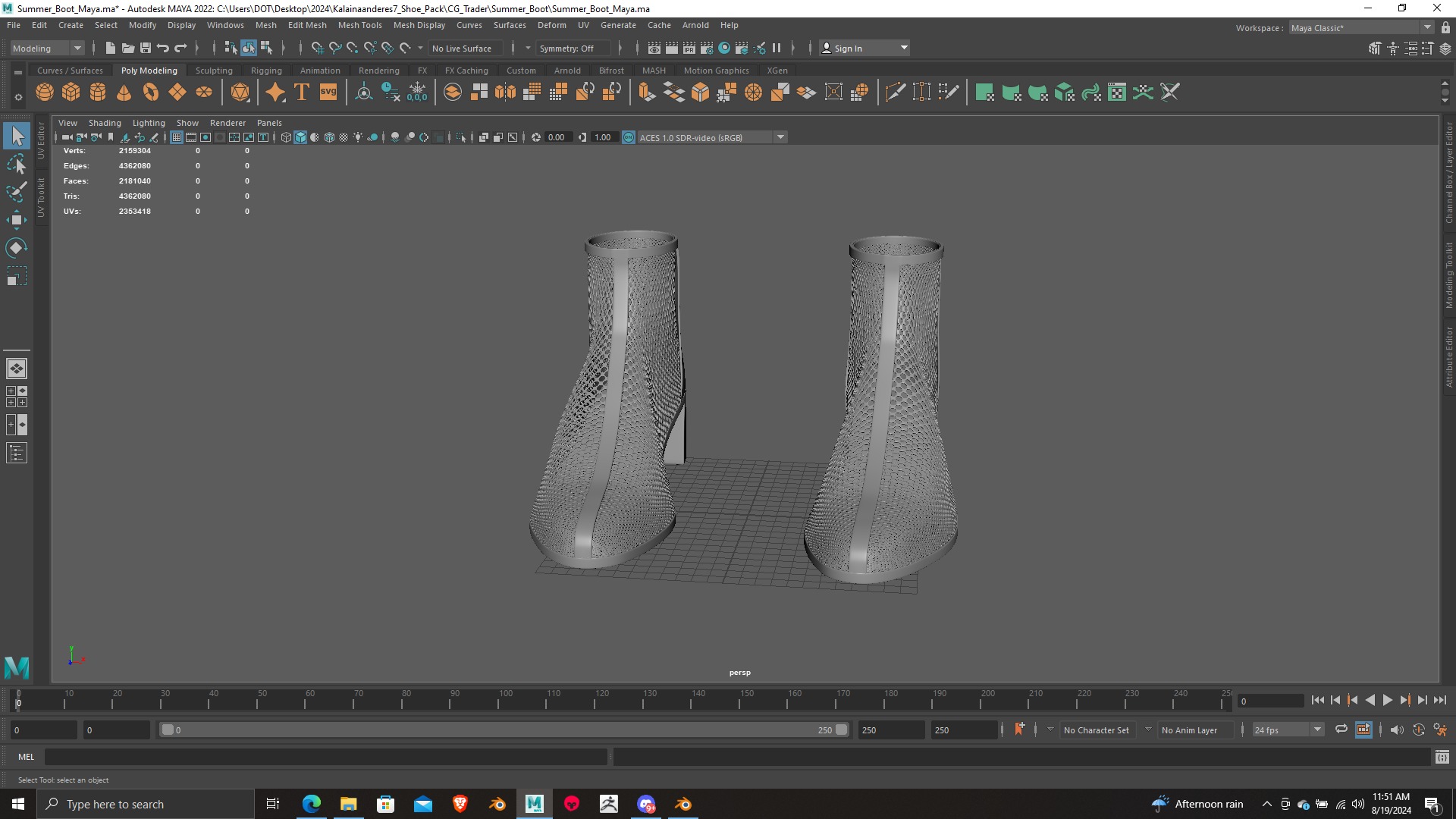 Summer Gear heels Collection 5 different footwears Print Ready 3D print model_37
