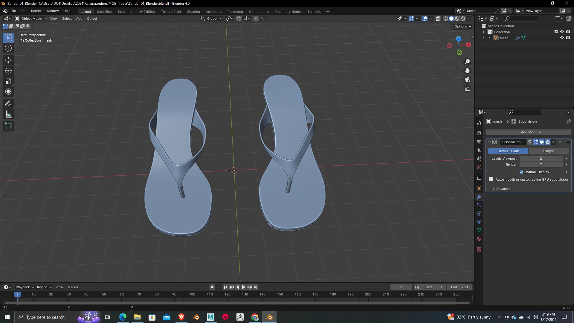 Summer Gear heels Collection 5 different footwears Print Ready 3D print model_2