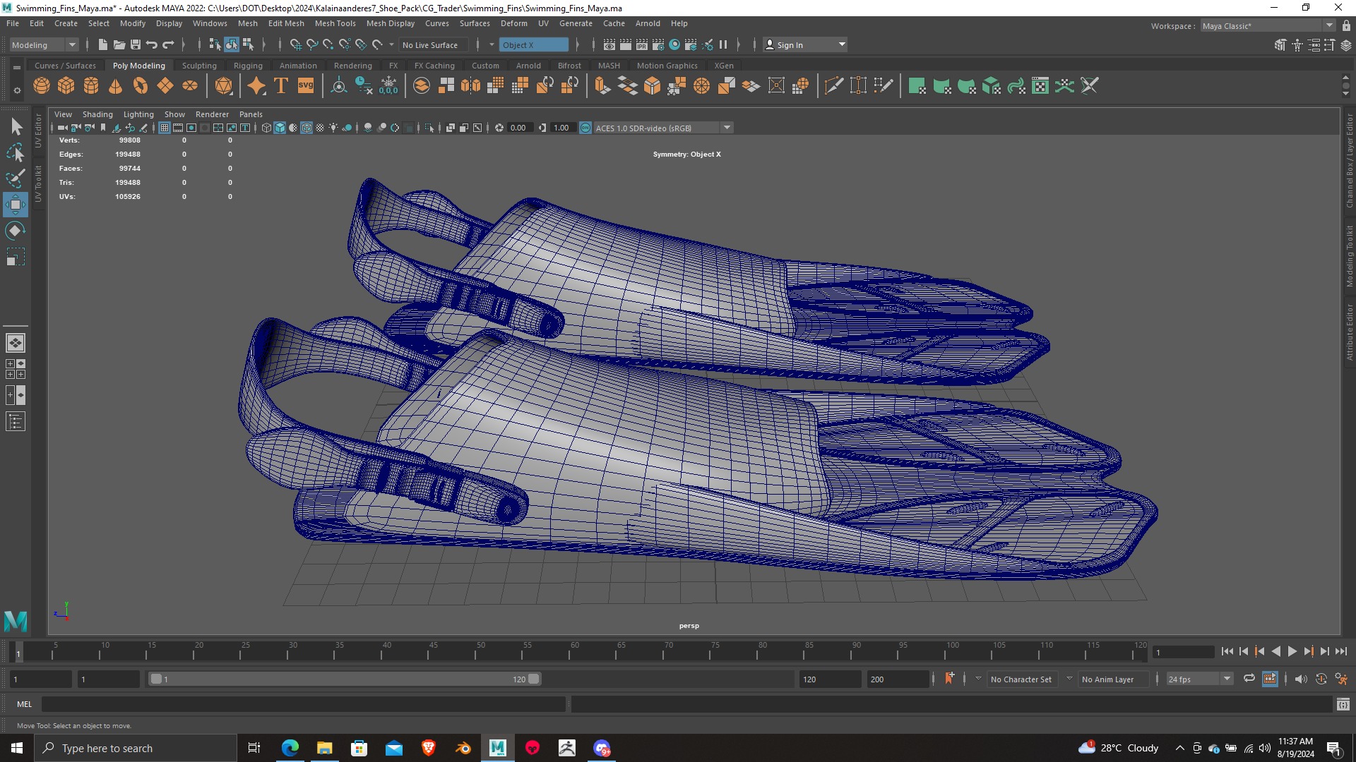 Summer Gear heels Collection 5 different footwears Print Ready 3D print model_26