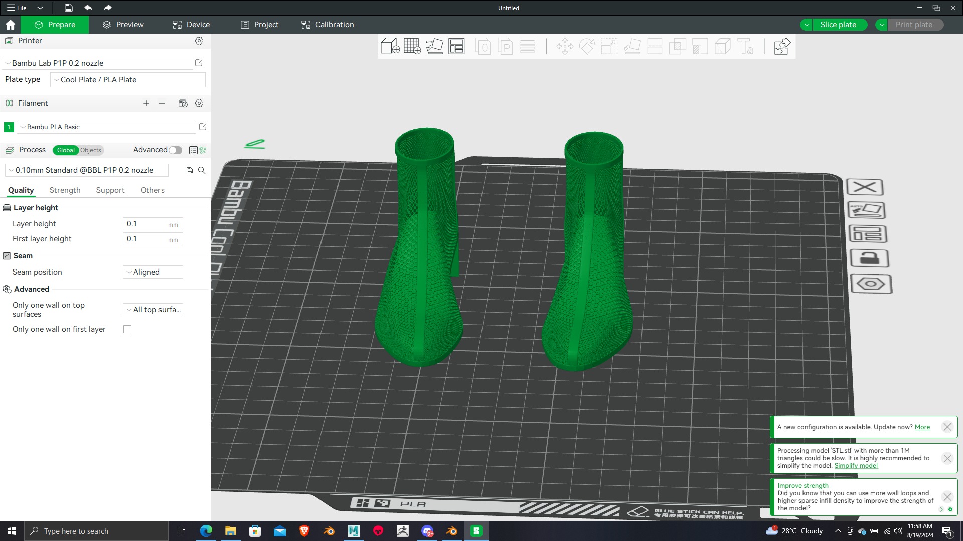 Summer Gear heels Collection 5 different footwears Print Ready 3D print model_53