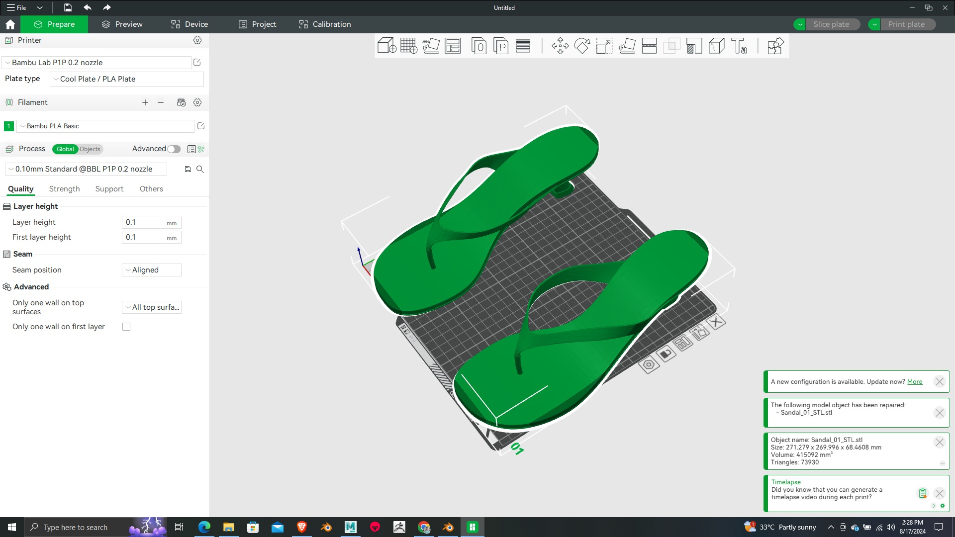 Summer Gear heels Collection 5 different footwears Print Ready 3D print model_14