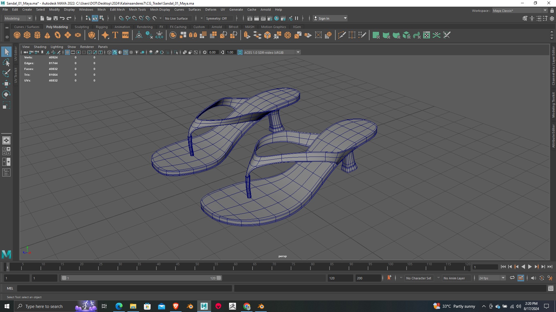 Summer Gear heels Collection 5 different footwears Print Ready 3D print model_13