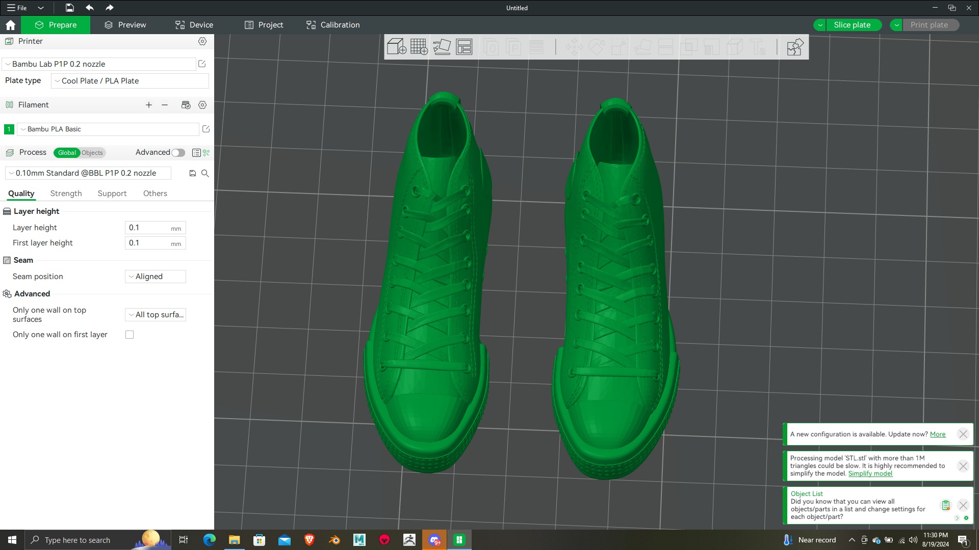 Summer Gear heels Collection 5 different footwears Print Ready 3D print model_94