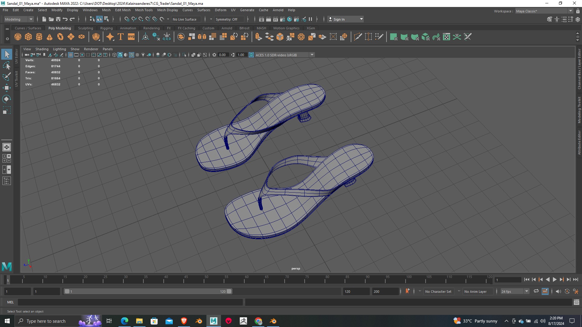 Summer Gear heels Collection 5 different footwears Print Ready 3D print model_11
