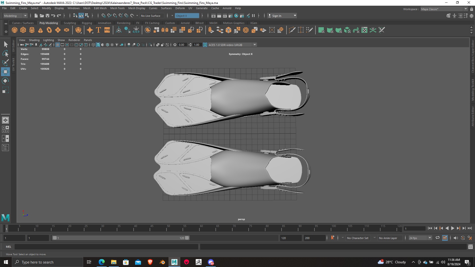 Summer Gear heels Collection 5 different footwears Print Ready 3D print model_19