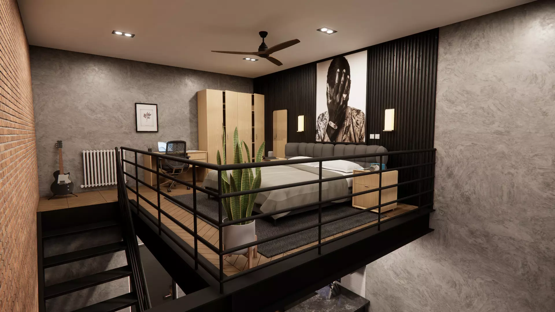 LOFT APARTMENT 3D model