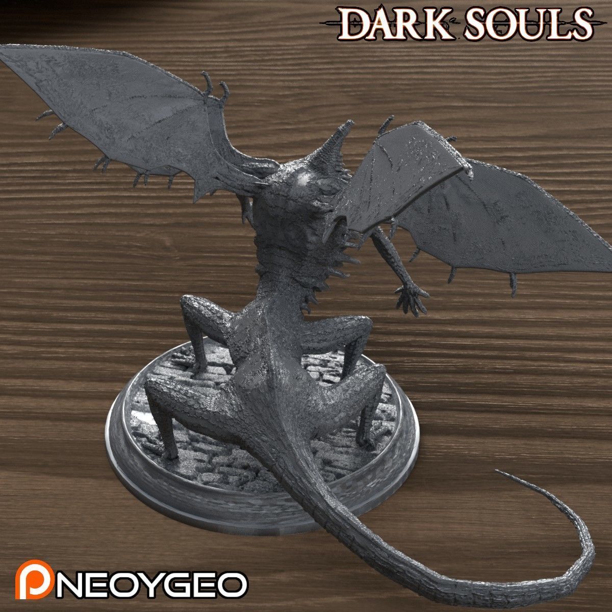 GAPING DRAGON - DARK SOULS 3D print model_4