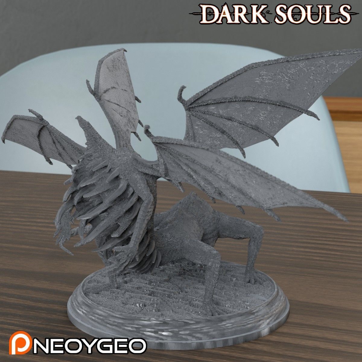 GAPING DRAGON - DARK SOULS 3D print model_2
