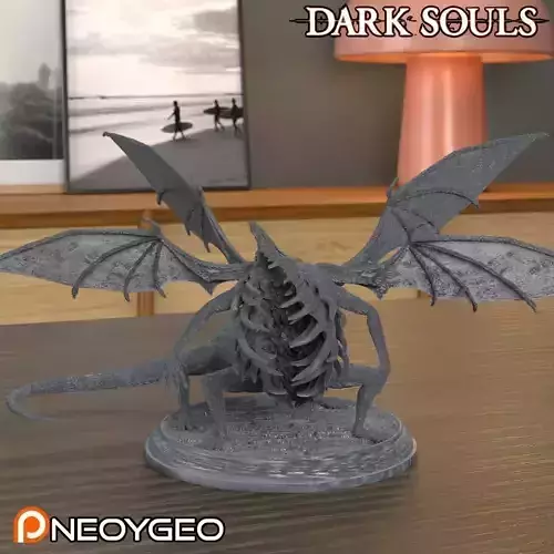 GAPING DRAGON - DARK SOULS 3D print model