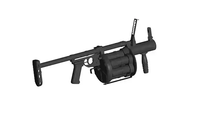 RG 6 grenade launcher 3D model