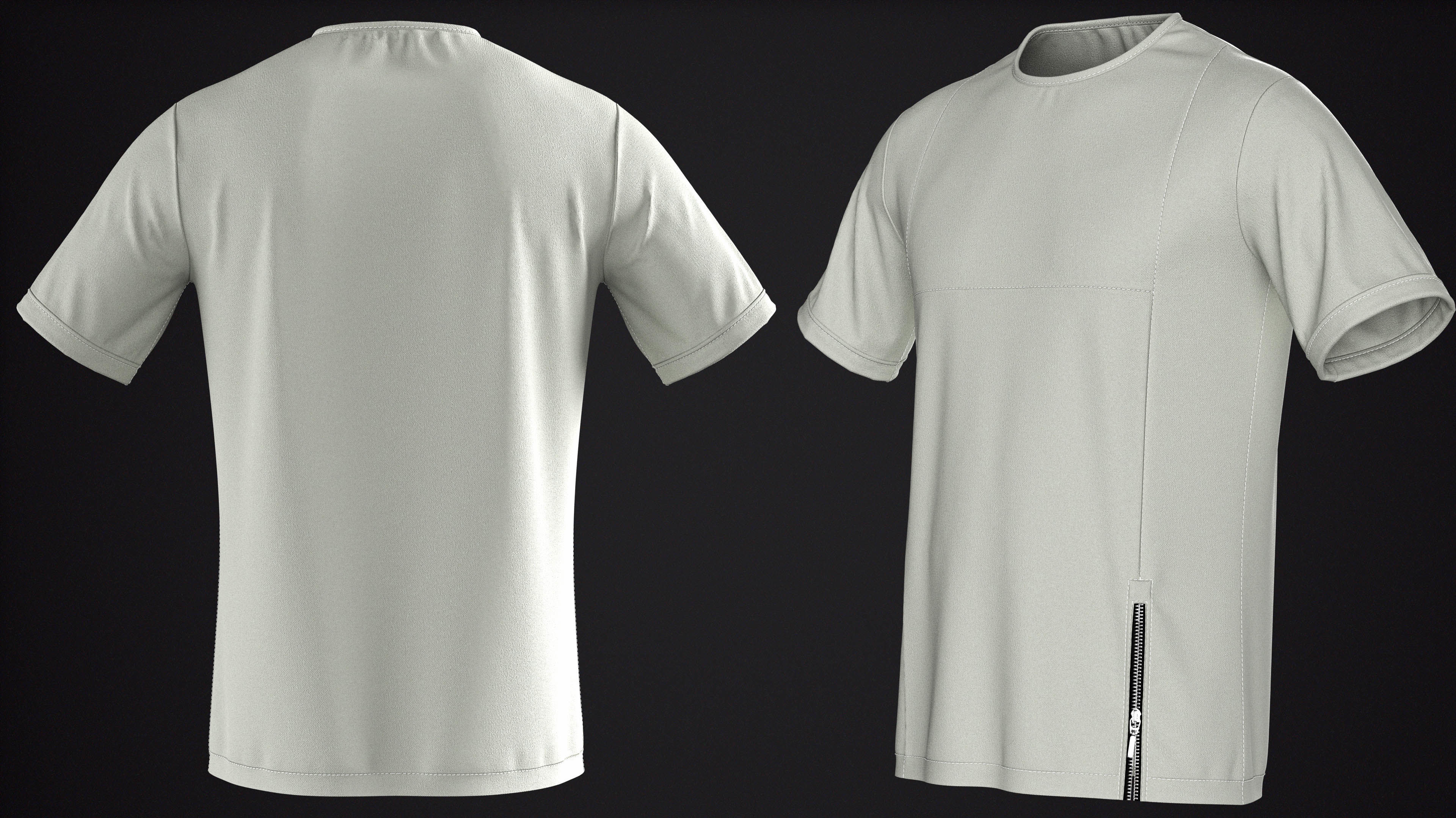 25 In 1 T-Shirts And  Video Tutorial  Vol01 3D model_22
