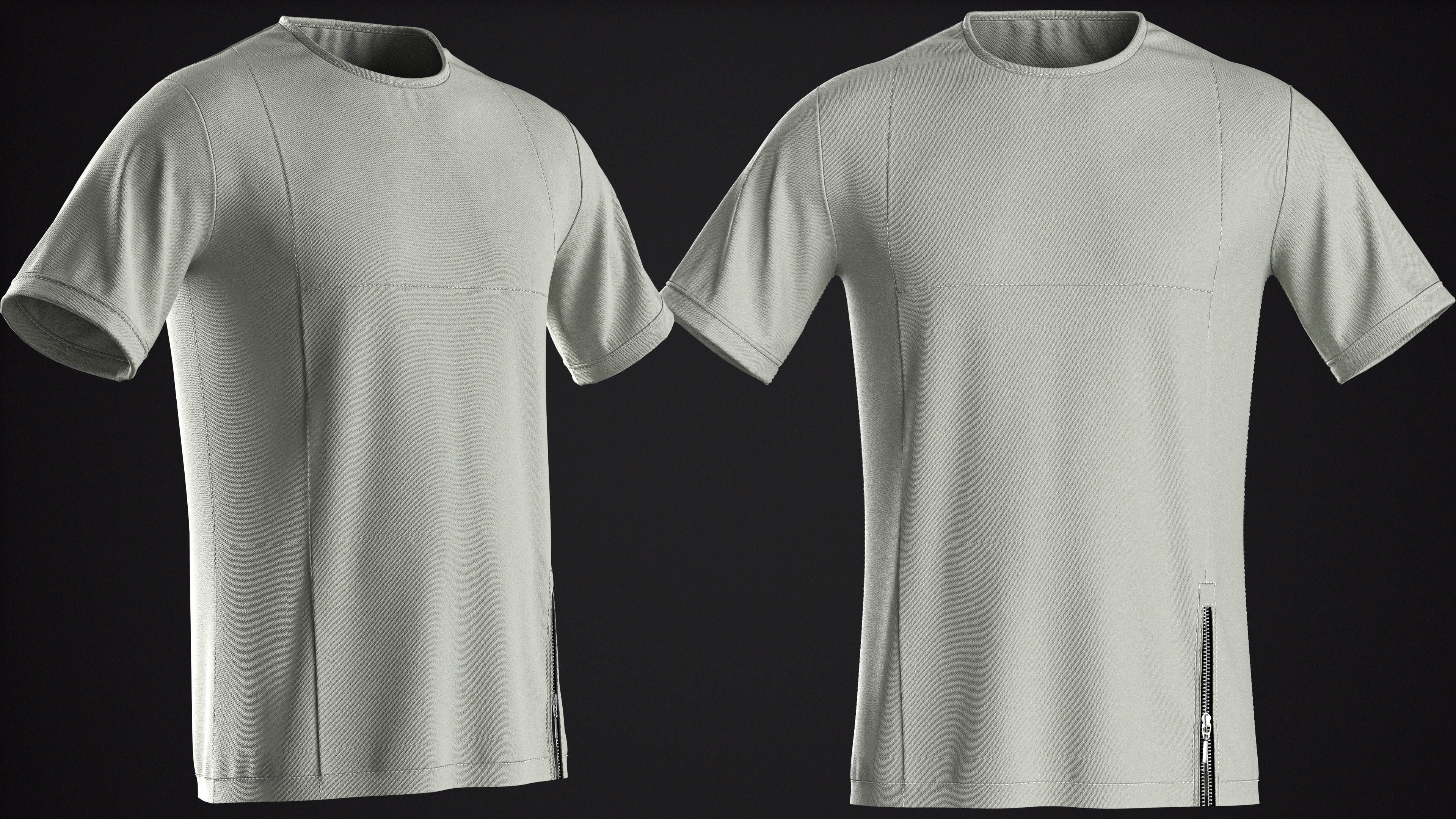 25 In 1 T-Shirts And  Video Tutorial  Vol01 3D model_21