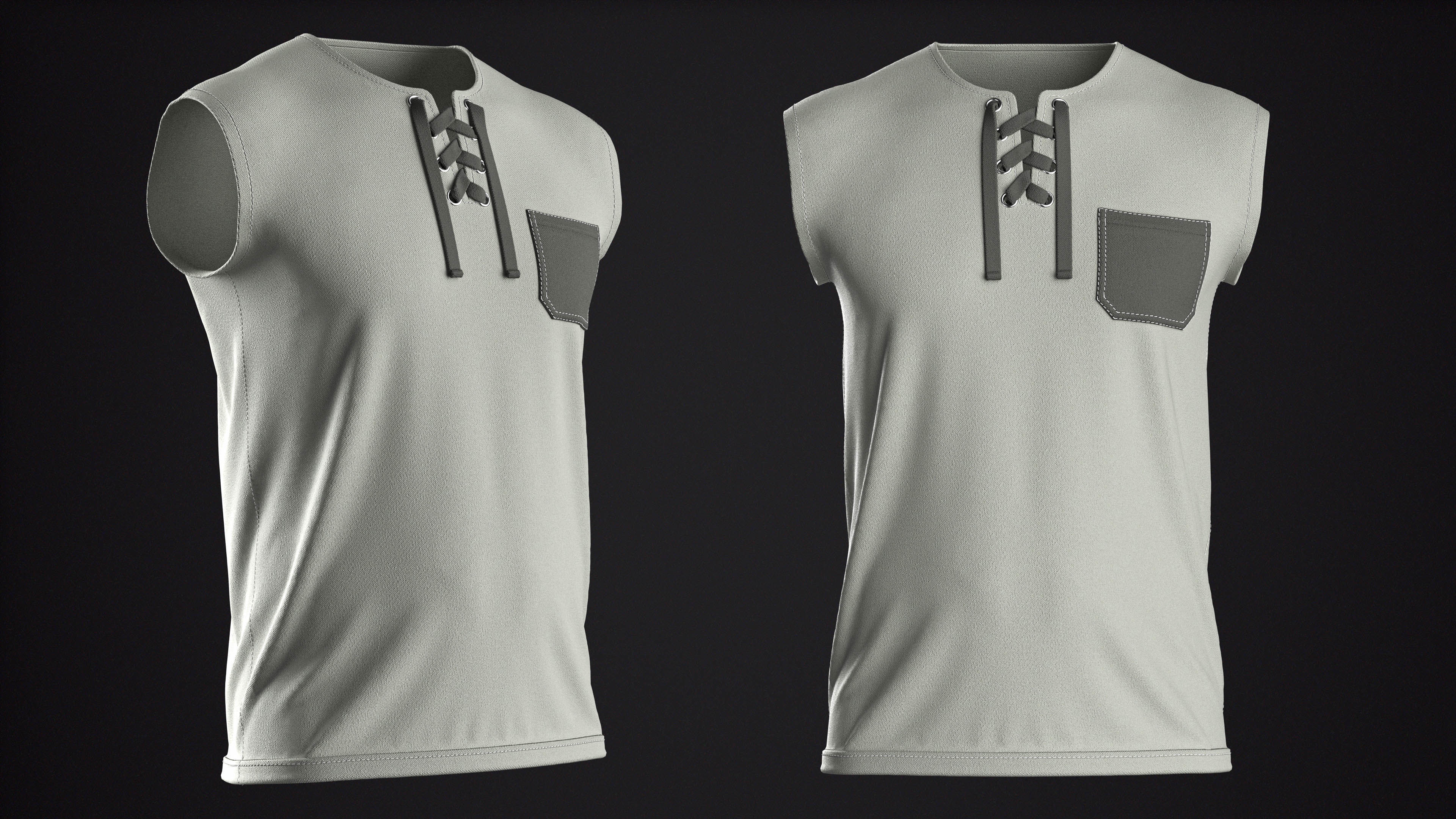 25 In 1 T-Shirts And  Video Tutorial  Vol01 3D model_31