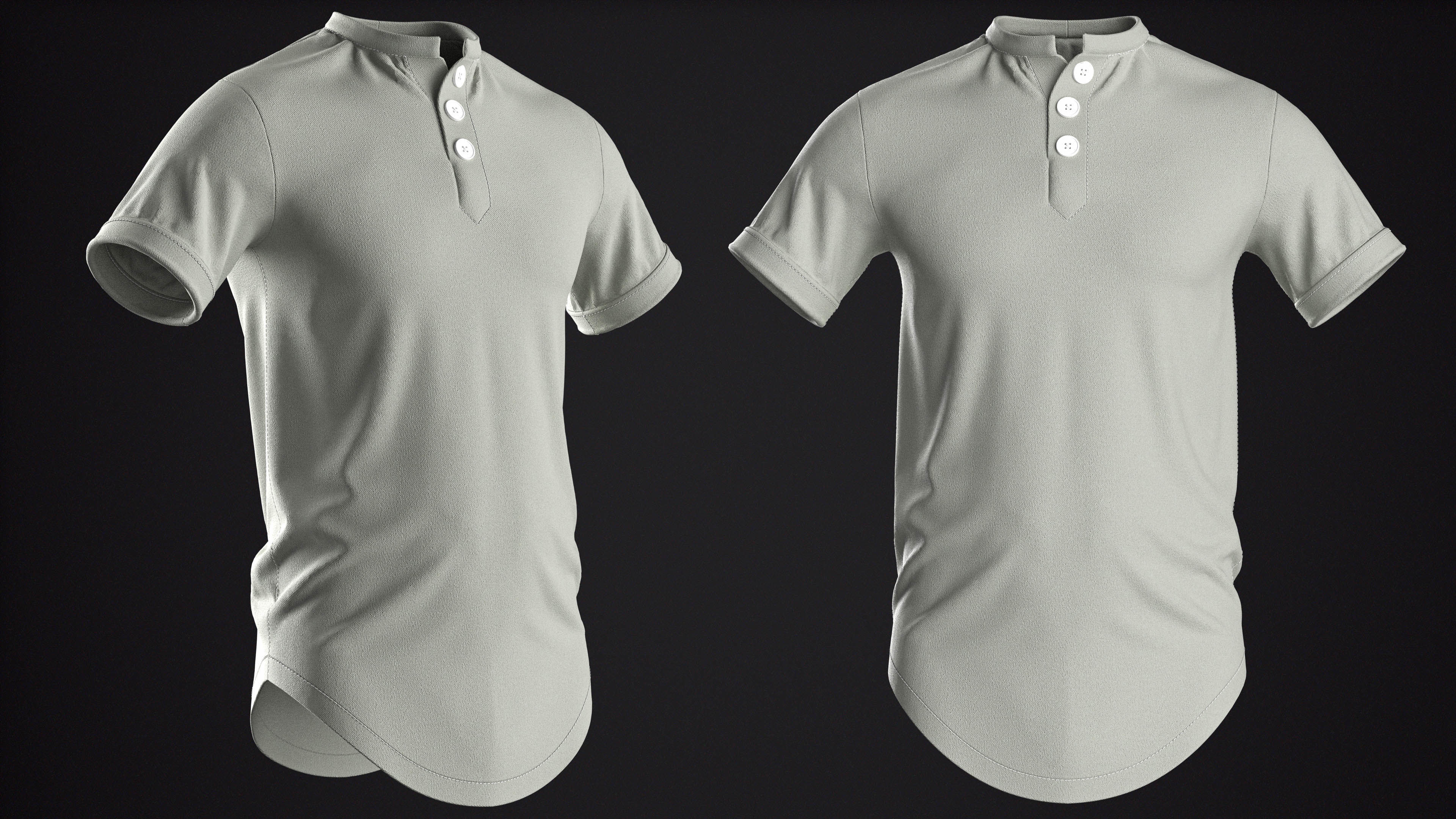 25 In 1 T-Shirts And  Video Tutorial  Vol01 3D model_7