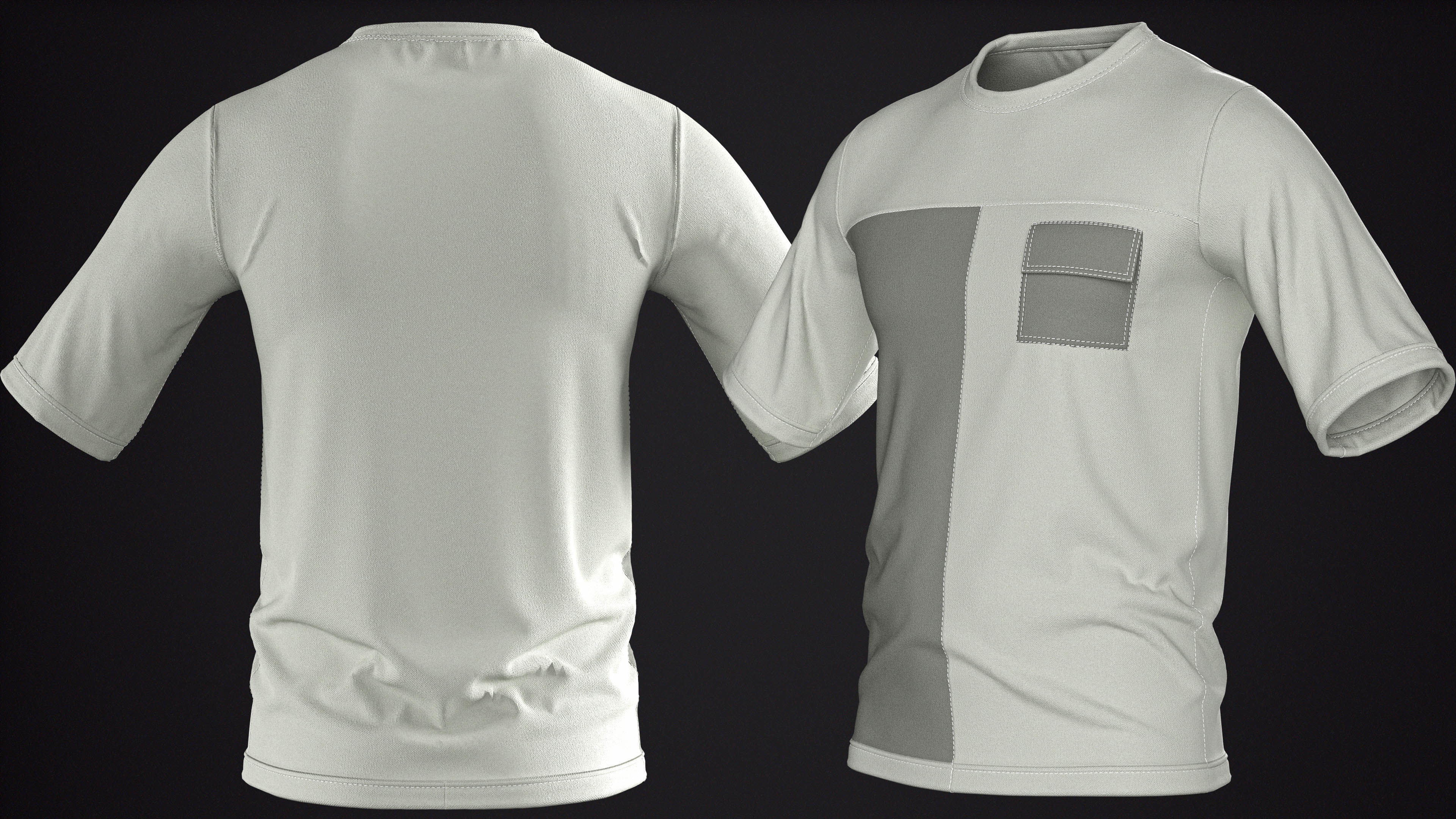 25 In 1 T-Shirts And  Video Tutorial  Vol01 3D model_42