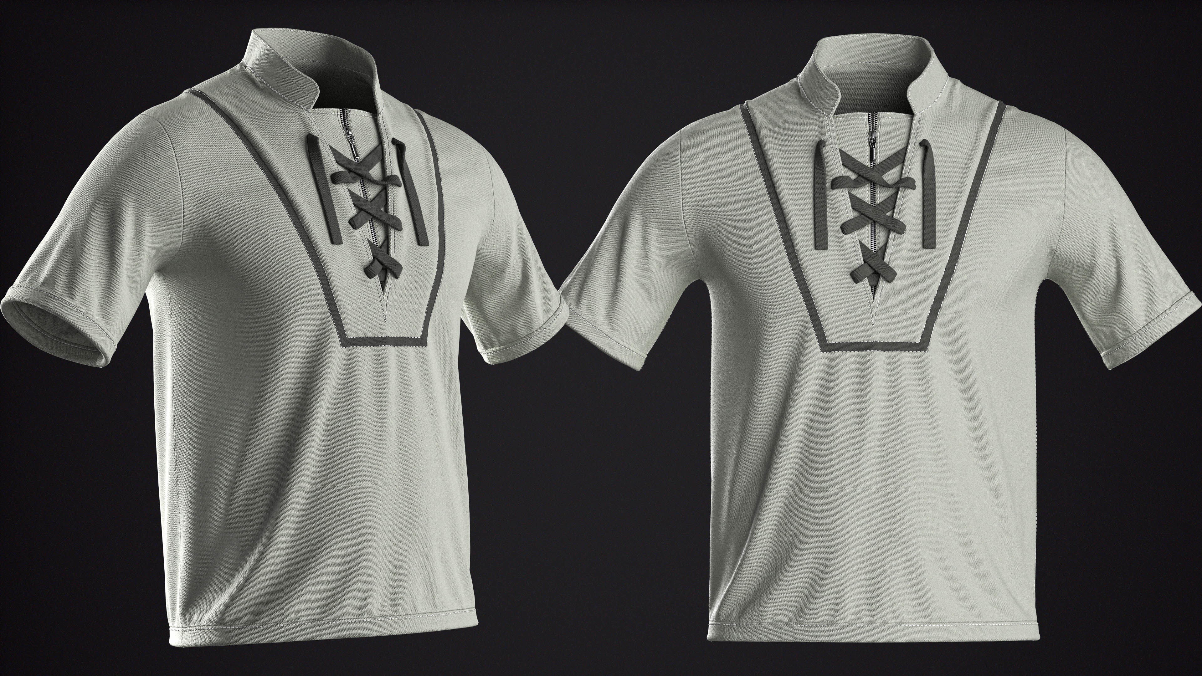 25 In 1 T-Shirts And  Video Tutorial  Vol01 3D model_35