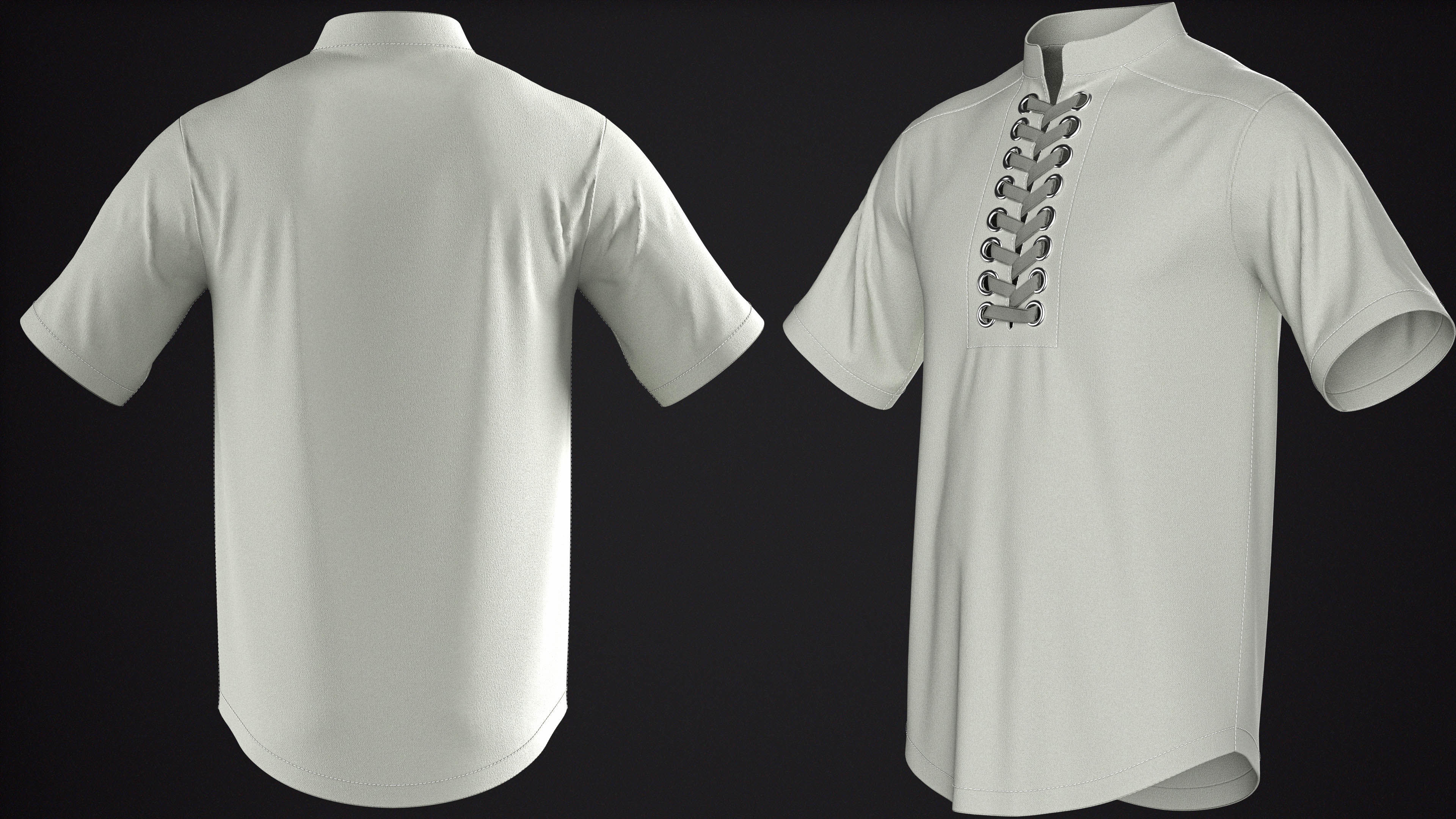 25 In 1 T-Shirts And  Video Tutorial  Vol01 3D model_30